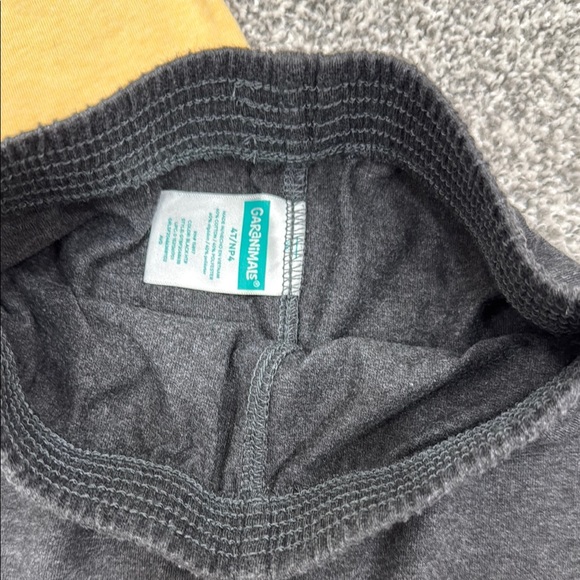 Yellow Dinosaur T-Shirt and Gray Pants Set - Picture 2 of 4